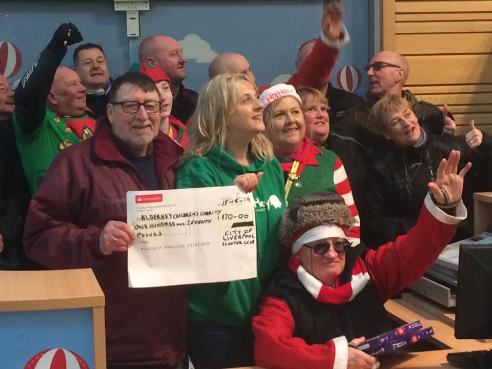 Well done everyone! LSC handed over a charitable cheque at the Alder Hey Xmas Toy Run yesterday.