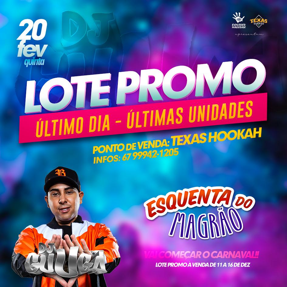 thiagor_corumba's tweet photo. 💥Vem que o Lote promo tá #Esgotando! Últimas unidades hoje no Texas! 

#EsquentaDoMagrão #DjGuuga https://t.co/vdLuJPZqaA