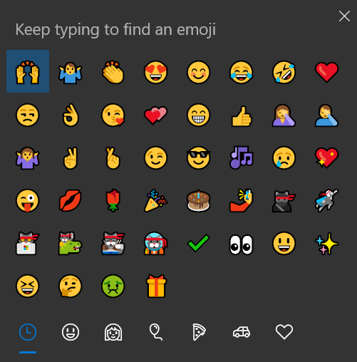 TheSheetsGuy's tweet photo. Google Sheets Tip:

If you are using Windows 10 and want to insert an emoji or two into your Google Sheets spreadsheet, use the keyboard shortcut [WIN + .] to activate the emoji picker.

Even use them in file names to make them pop in Drive.

#GoogleSheets #Windows10 #GoogleDrive https://t.co/TfLC6ZayEu