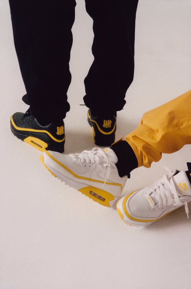 nike air max 90 undefeated yellow