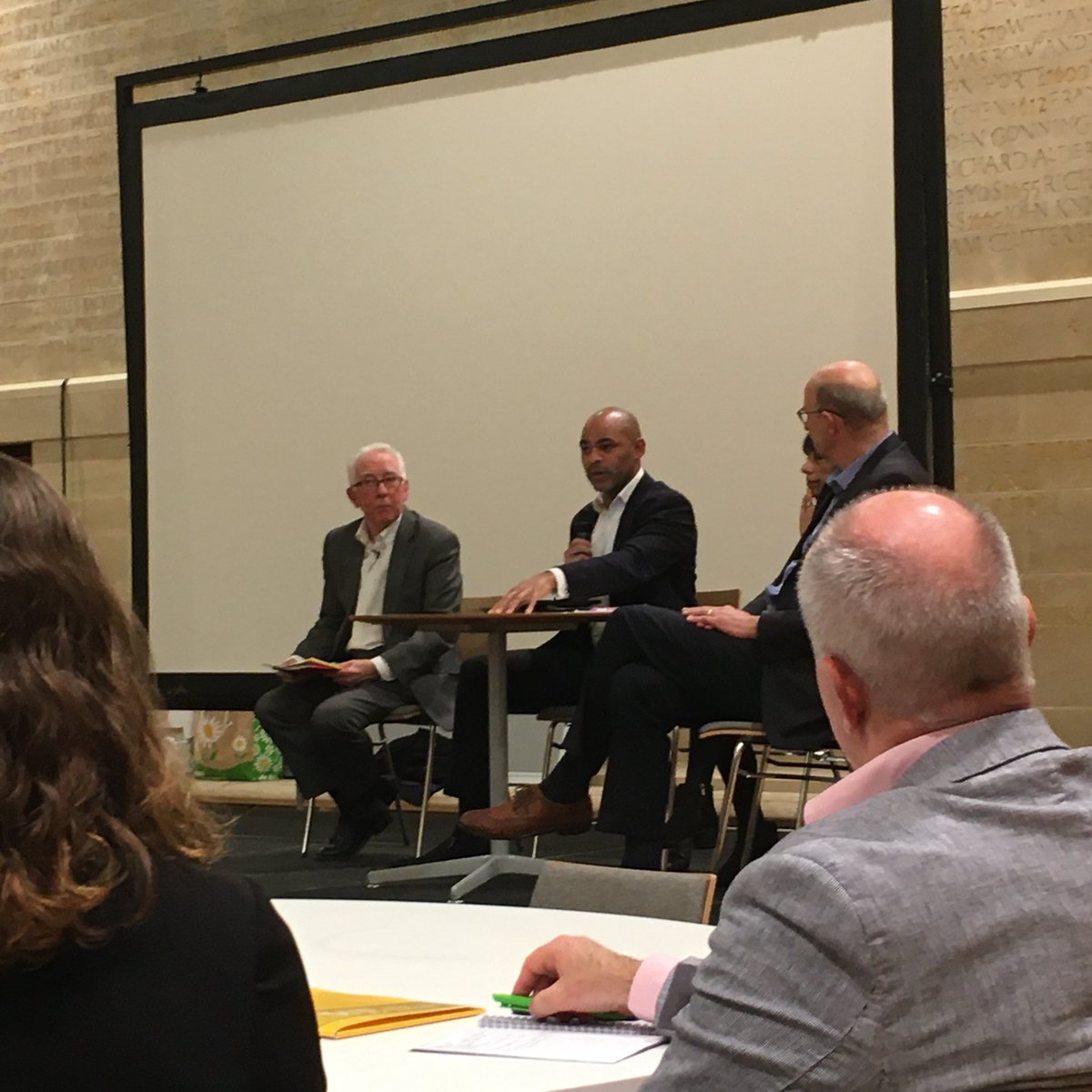 DrJamesRees's tweet photo. Brilliant to hear Marvin Rees plea to take the conflict out of politics. I wish #Labour ppl would take heed. Good politics isn’t ALL about *fighting*. Seems more possible at the city level #ISLC2019 https://t.co/hsjxLf2np9
