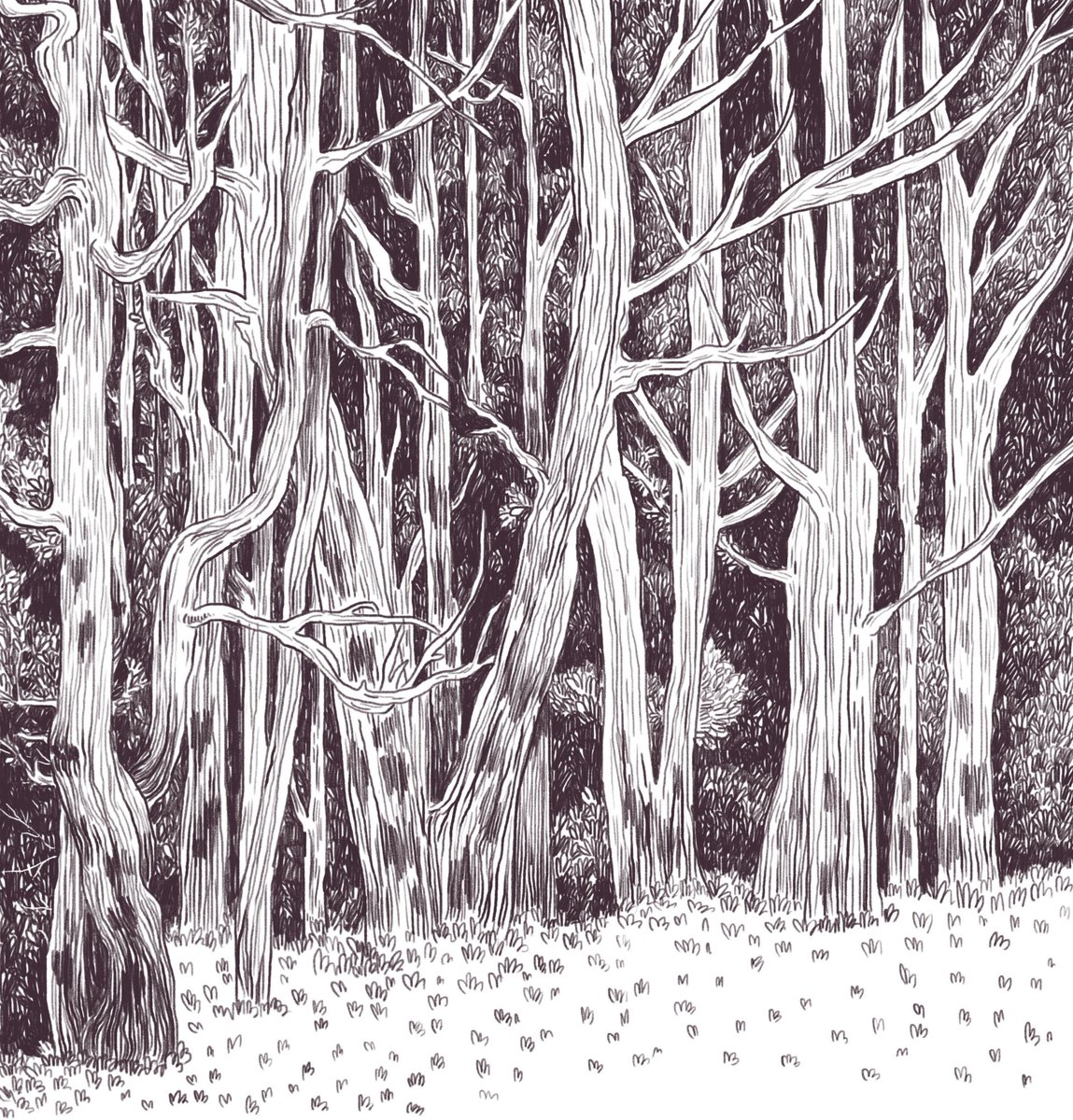 I was commissioned to draw a series of landscapes, so here's the first one