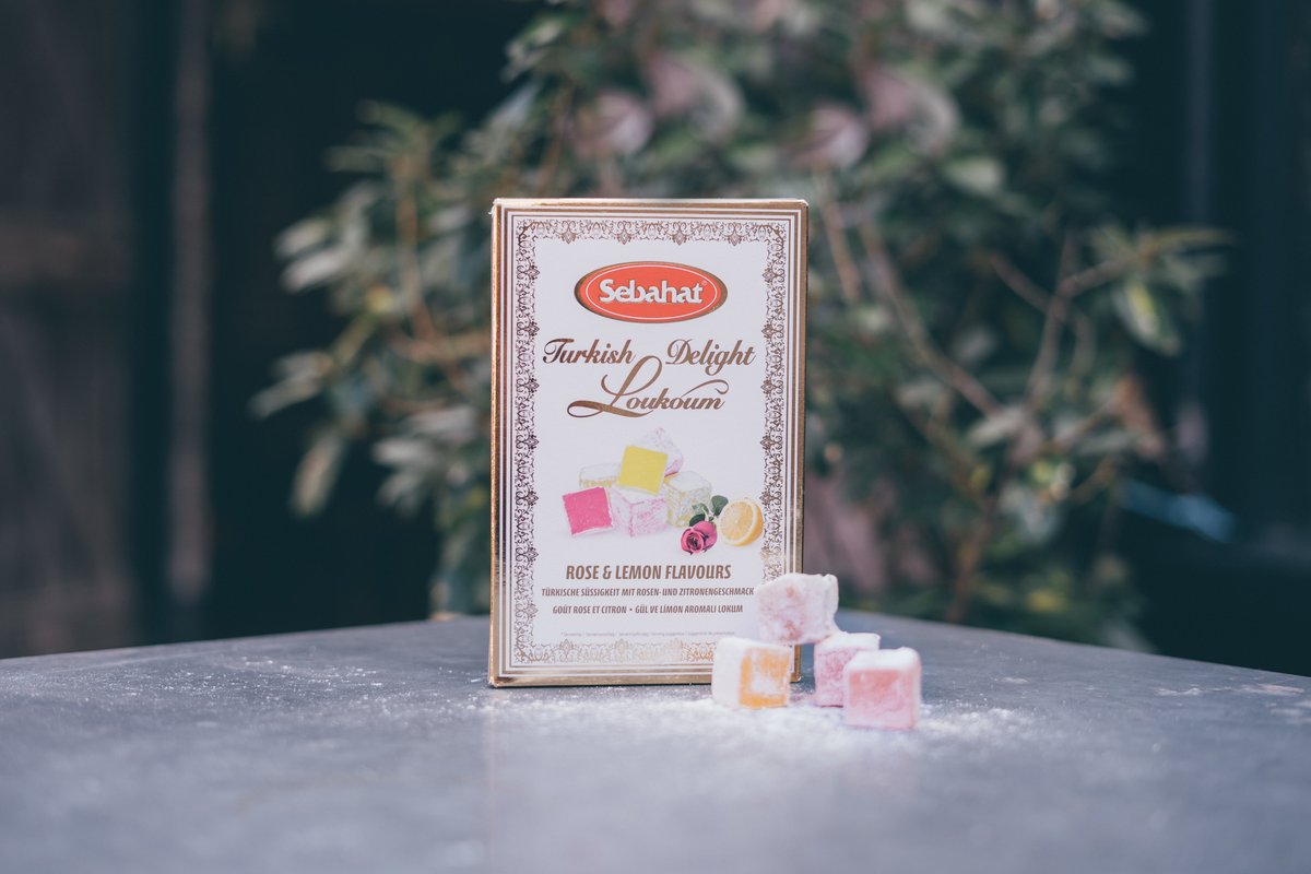 sarundschocs's tweet photo. With over 30 years of know-how, the #TurkishDelight made by #Sebahat really is outstanding, and the 🌹 and 🍋 flavour is no exception. https://t.co/u336JACKgY
