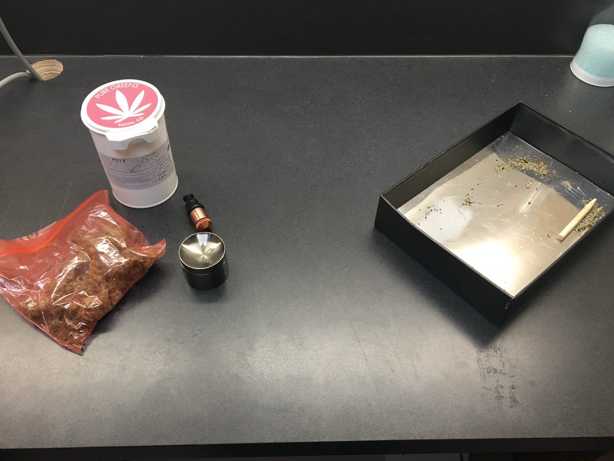 PoliceCreek's tweet photo. Mary Jane and her Paraphernalia Pals were introduced to Officer Leggett twice last night during back to back traffic stops. The tray on the right was lying on the back seat in plain view, to his surprise! Officer Leggett suggests you keep your paraphernalia off the back seat! https://t.co/14BWFJ9XNY