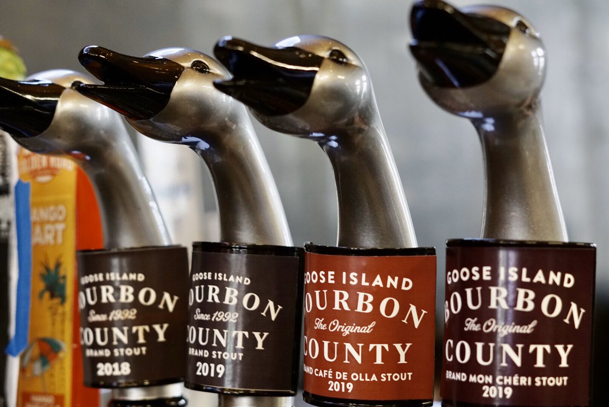 🗣HONK HONK!! Wednesday’s Beer Education will feature @gooseisland ‘18 and ‘19 #BCBS, Mon Chéri Stout (2019), and Cafe de Olla Stout (2019)! Tickets still remain. 🥳 eventbrite.com/e/beer-educati… #catchdsm #Barrelagedbeer