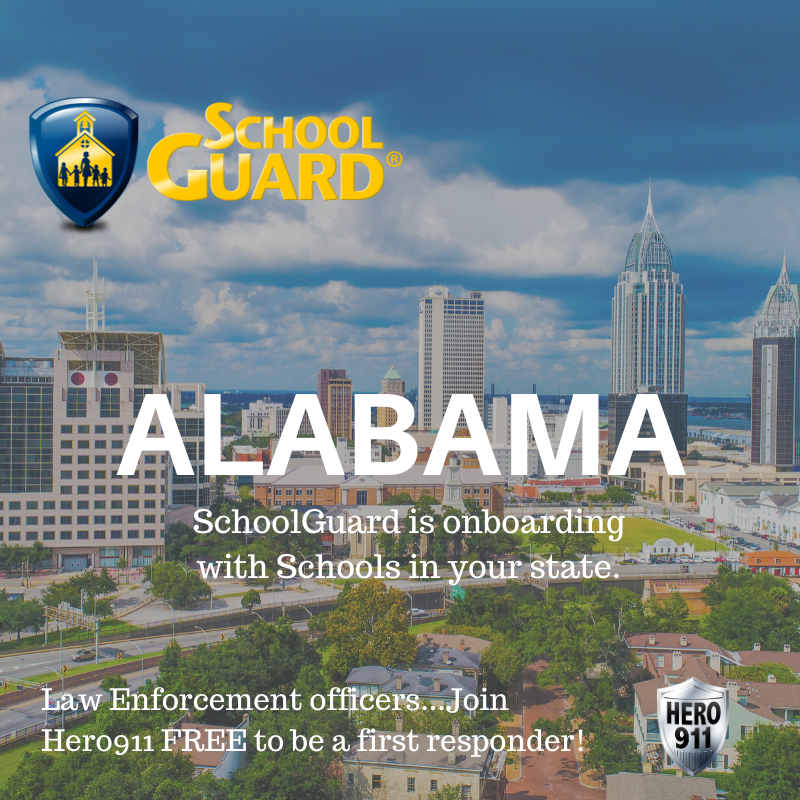 hero911network's tweet image. We said it once and we&apos;re going to say it again... more Alabama schools join the SchoolGuard family putting the safety of their students and staff first. 

Learn more about SchoolGuard here: 

#schoolsafety #emergencynotifications #appforthat