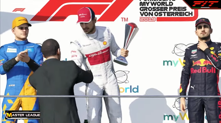 F1Italianteam's tweet photo. 🏆 | MASTER LEAGUE #AustrianGP

Ritorno al successo per @Saro_Prost nel nono appuntamento stagionale. Sul podio anche #Raiman7 e @Mettiuu99 👇
 
REFERTO⚠️ https://t.co/qL49PaWNzq
RISULTATI 🏆 https://t.co/m1DDSKyGkf
CLASSIFICA 📈 https://t.co/ZPCZYwkuvv

#CampionatiFiT #F12019 https://t.co/zeFFtqVvNS