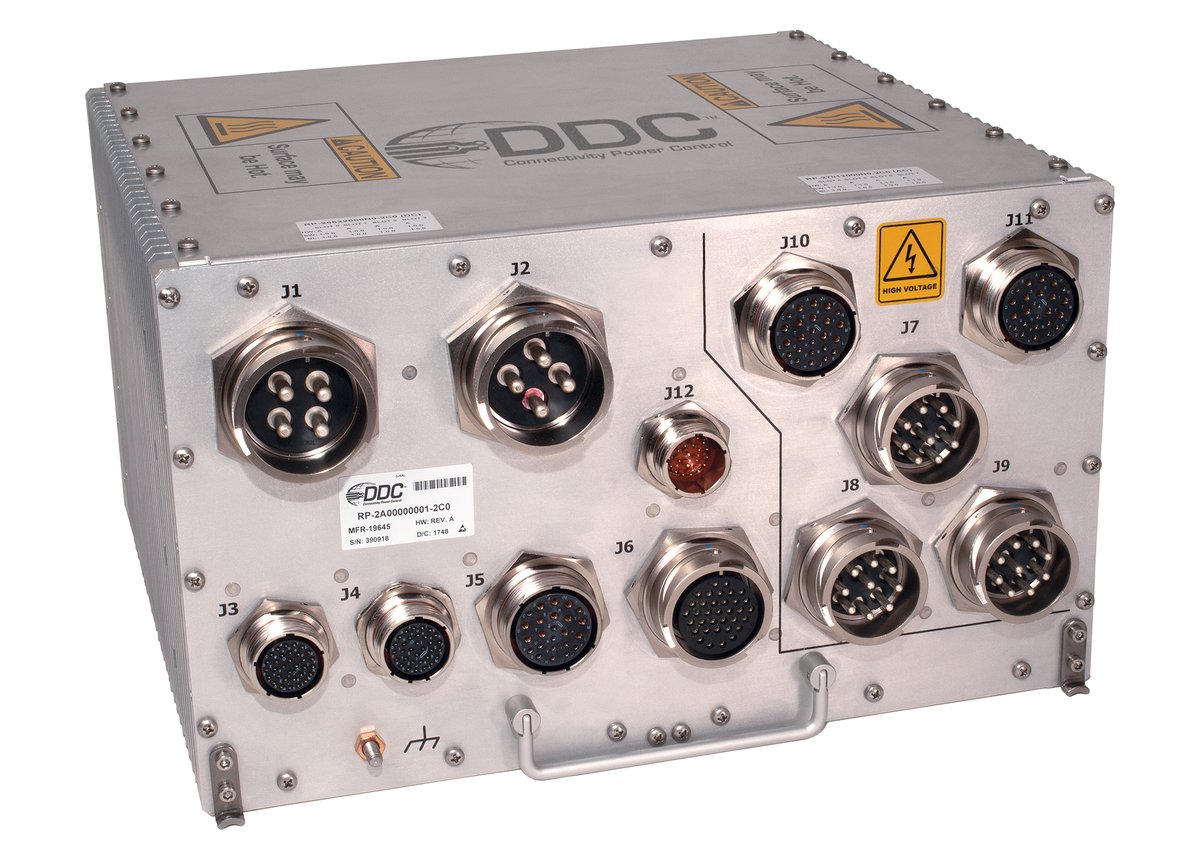 DataDeviceCorp's tweet image. DDC introduces an AC/DC solid-state power distribution unit (PDU) that provides a mission ready power control solution, offering significant SWaP-C savings and advanced functionality. bit.ly/2YRI1Qg #SSPC #PowerController #PDU #DDC