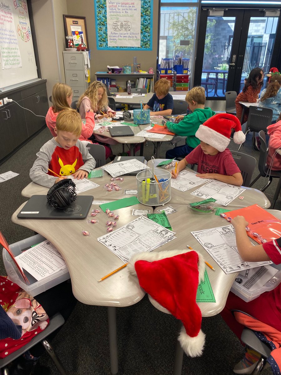 Today the class used "Elf  Pillows" to solve math problems! <a href="/SanOnofreSchool/">San Onofre School</a>