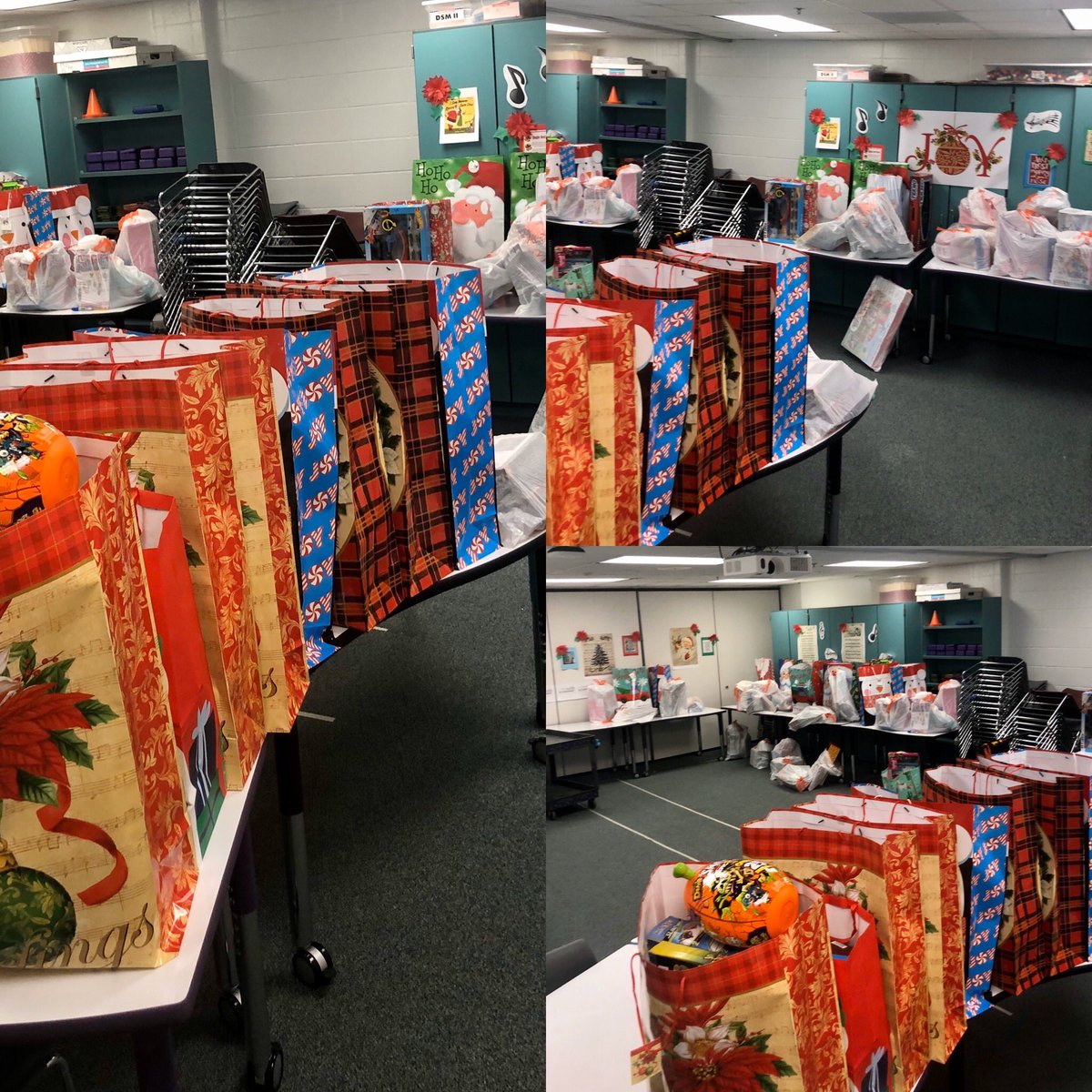 mrs_counselor's tweet image. Santa and many kind-hearted and giving elves stopped by @HumbleISD_LLE and dropped off gifts for 76 of our families!!! @HumbleISD @5Humbleisd @Landerson618 @ElizabethFagen #BetheLight #learntoplaytolearn
