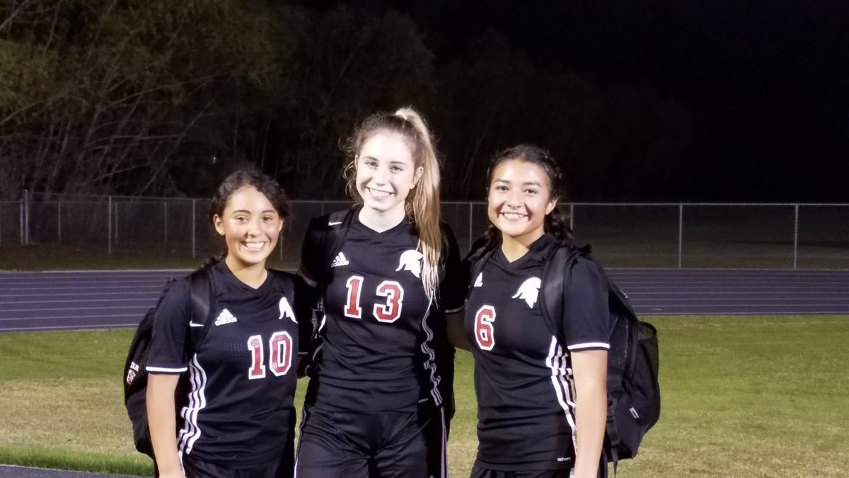 PHS_Lady_Soccer's tweet photo. Congratulations to the JV Lady Spartans on their win over North Shore with a score of 3-1.  Goals by Mary West, Jaqueline Chavez and Catherine Rivera https://t.co/KrPBApvVig