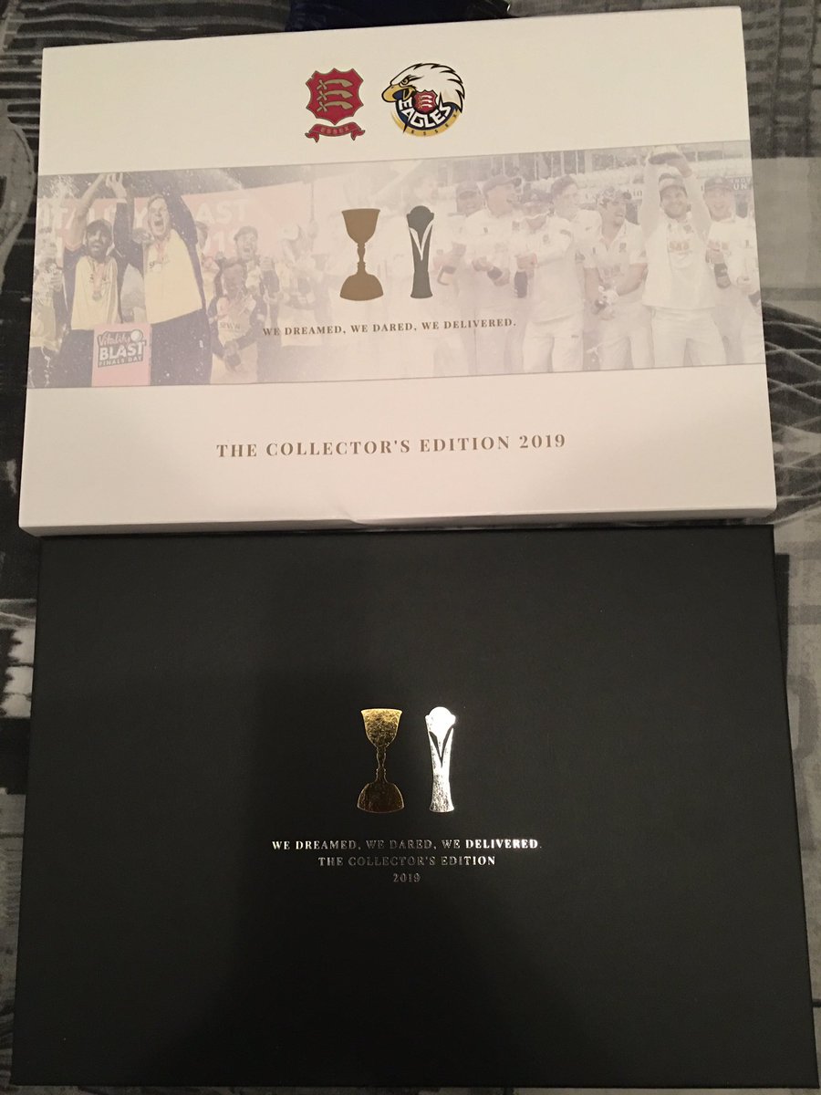 It’s arrived @EssexCricket #DoubleChampions