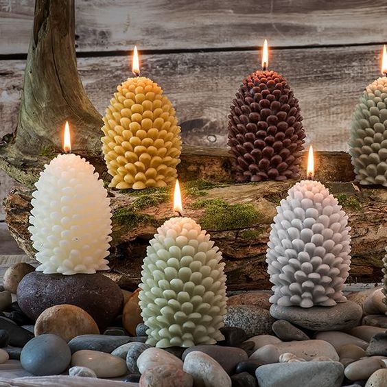 cozyours's tweet photo. Amazing pinecone beeswax candles. We found them at https://t.co/P6OJJOTWCH
#beeswaxcandles #candlemaking #candledesign #pinecone https://t.co/O3XYZwCwVA