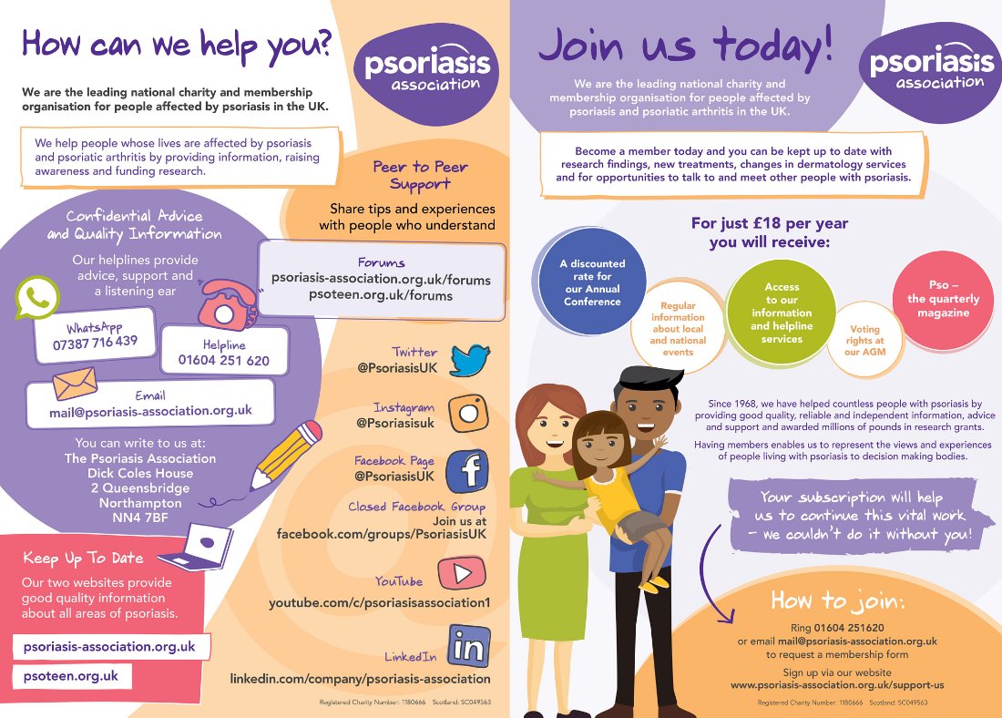 Psoriasis Association on Twitter "We have recently launched 2 new posters to help us in our aim