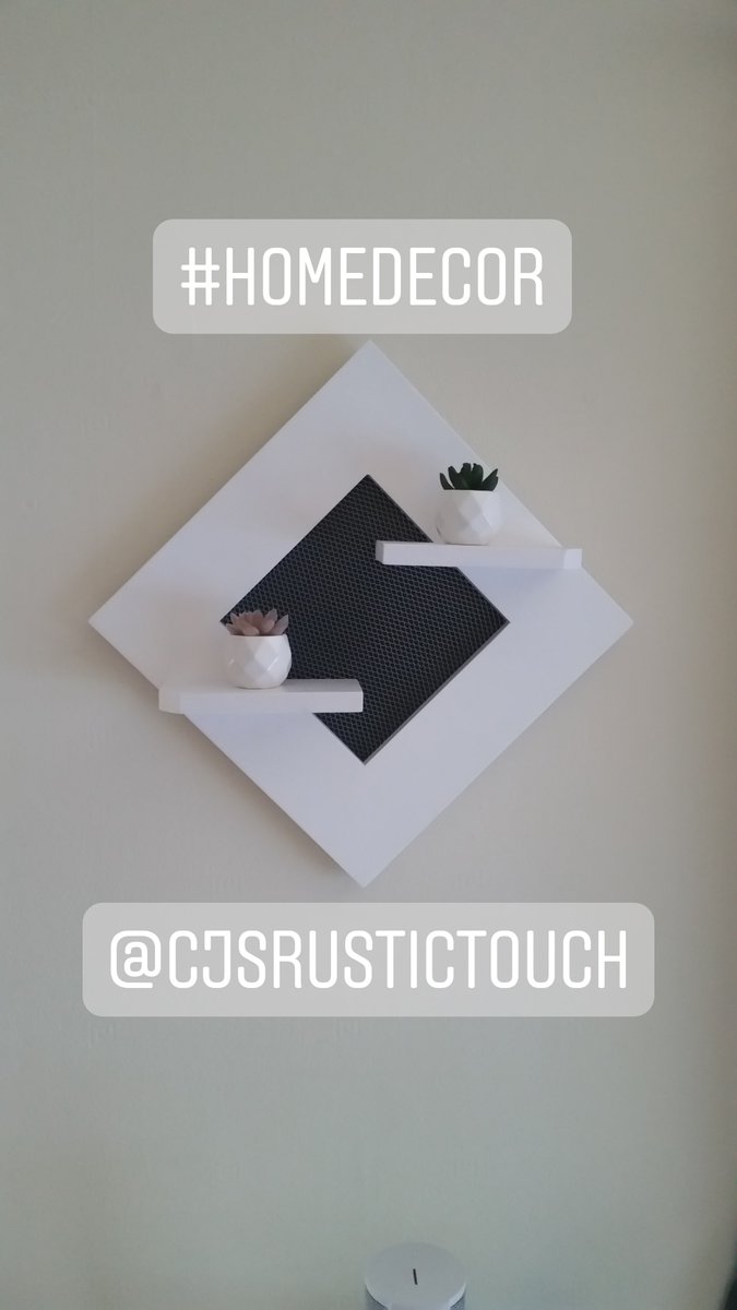 cjsrustictouch's tweet photo. @HandmadeHour #handmadehour 💞

Check out my new #homedecor shelving range 👍

Available in black or white &amp; in many  variations with the 
backing inserts 👊

Some are also limited edition so be quick 👌 

#home &amp; #garden #handmade #SmallBiz local to #Yorkshire #uksmallbiz ❤ 🏡&amp;🌻 https://t.co/7h23qBMPVF