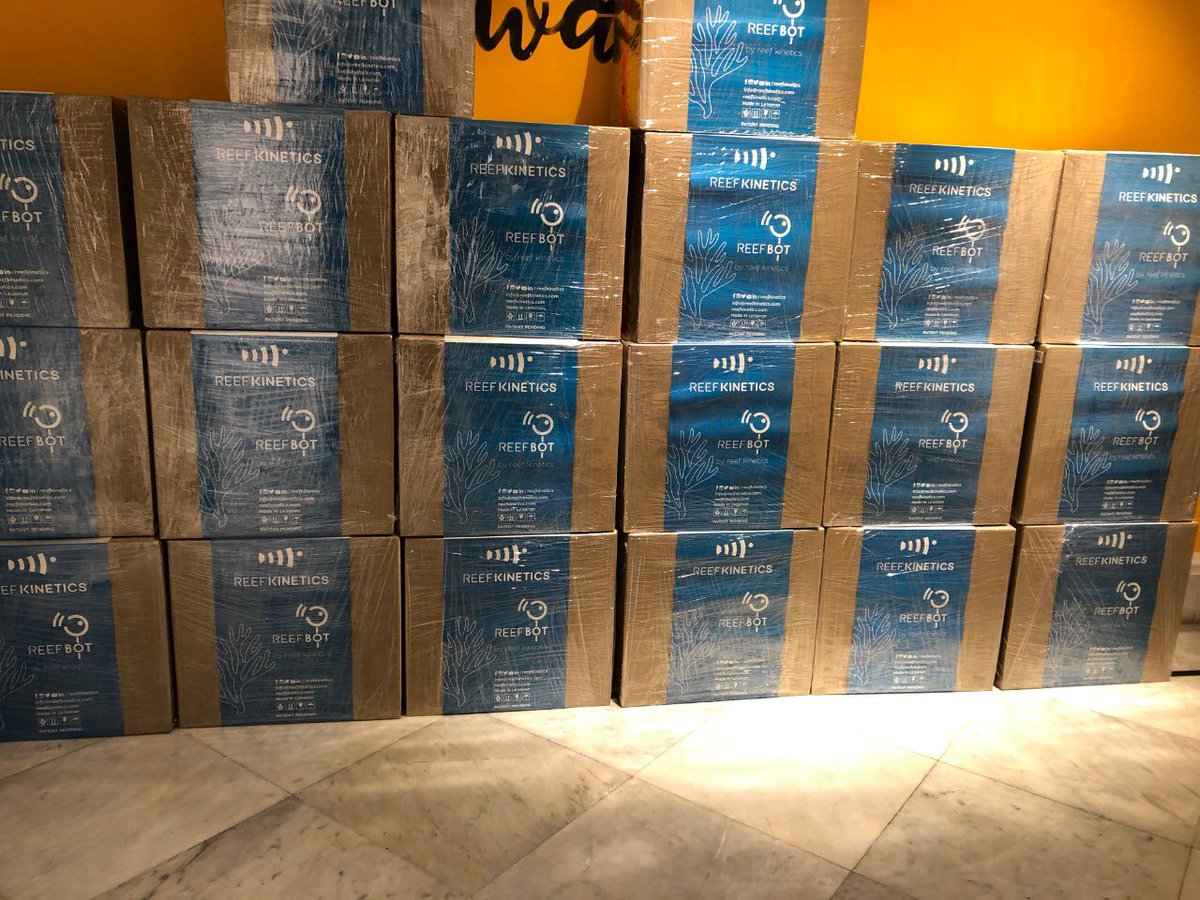 Reefkinetics's tweet photo. New order heading out... Itโs a big one!
#reefbot #reefkinetics https://t.co/ceyUbVyFyK