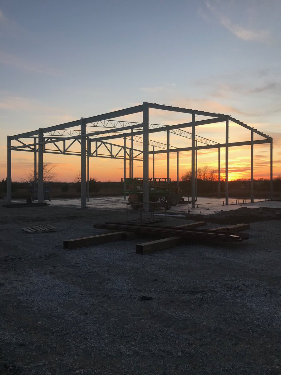 KeystoneSynergy's tweet photo. Progress on the sixth building on #KeystoneSynergy's campus, a new sandblast facility. This is a symbol of progress, expansion, and continued growth. https://t.co/zkA3kiY0vh
