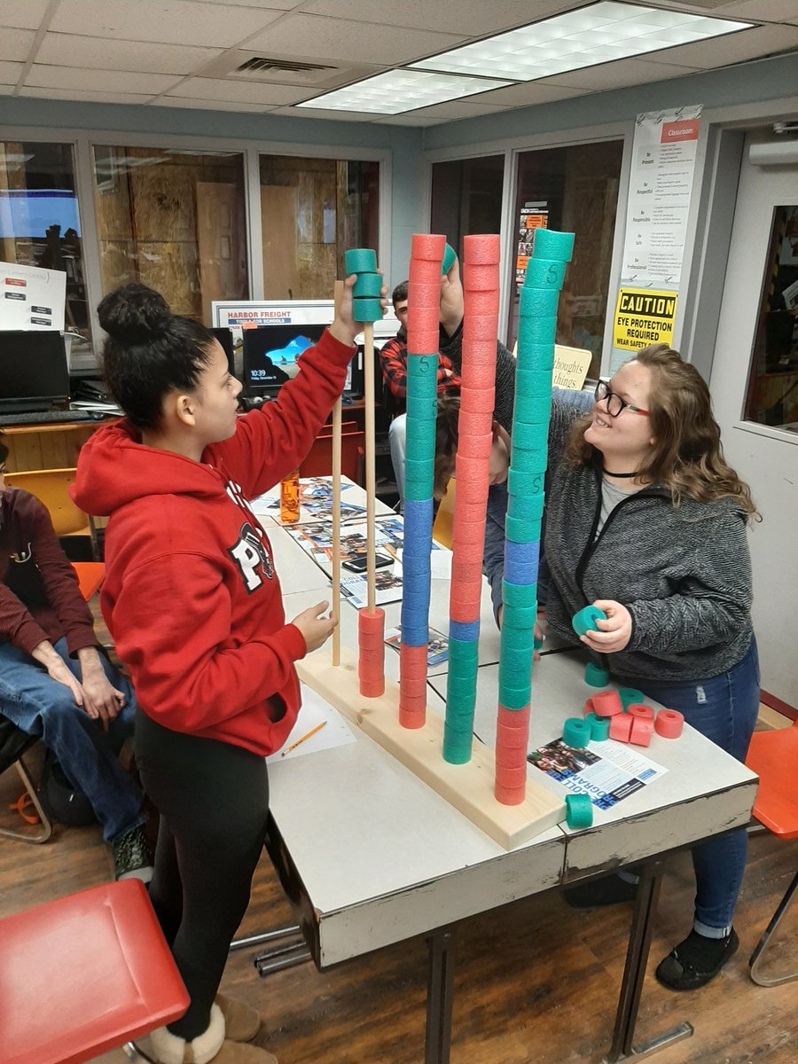 carol_lugg's tweet photo. Building Construction Trades program @WAHSwasd rocked the how-to-pay-for-college activity. Ready to make good financial decisions. #ctc  #penncollege https://t.co/K9T5q30viH