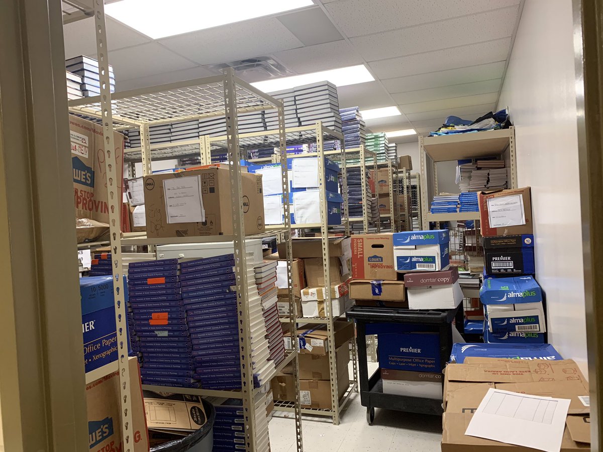 thebreakroomrc's tweet photo. Coming Soon!! Thanks to everyone who’s helped move books and paint #LEADingthewaytomentalhealth 
@RCISDFoundation https://t.co/tLSvkOdqn2