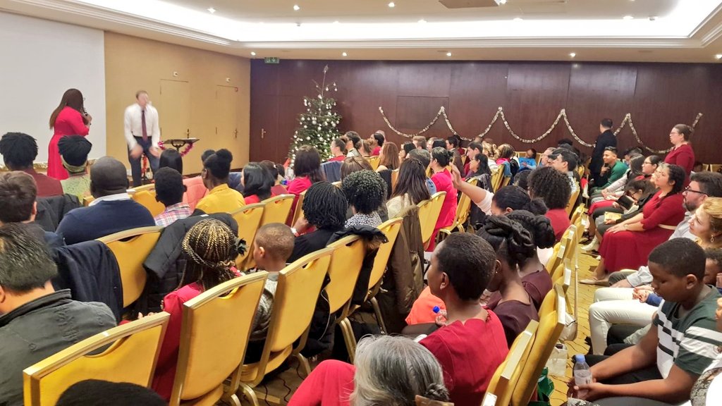 UPCI_Geneva's tweet photo. Glory to God for an AMAZING Christmas Service at the PoG. Record attendance, many visitors touched by the wonderful presentations and the powerful Word of God. https://t.co/og5ibSY5ZB