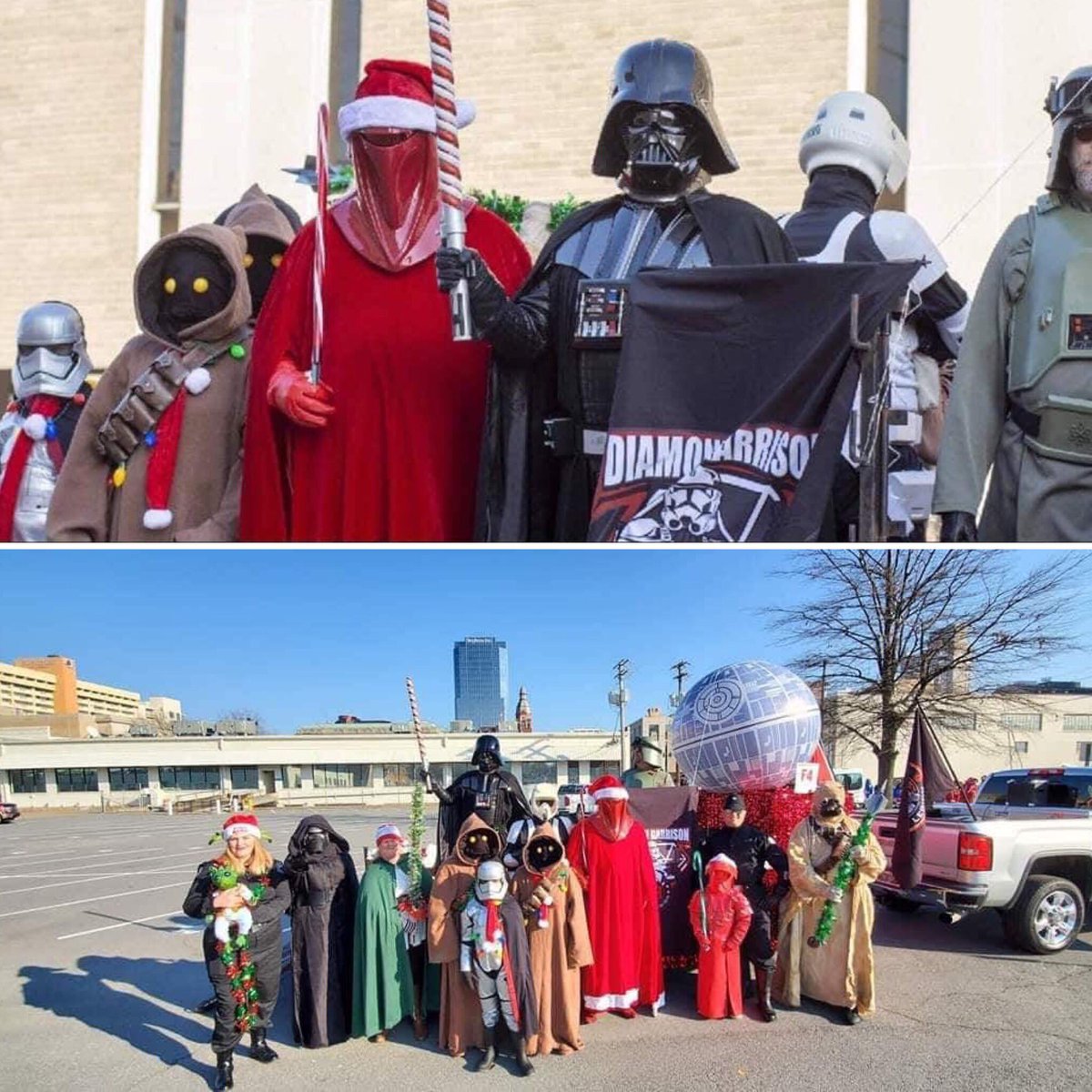 501stSPD's tweet photo. TR-61212 on troop at Big Jingle Jubilee Holiday Parade in Little Rock (Arkansas) along with CTR-4848, on December 7th 2019.
๐ธ: A. Young and Cary Jenkins
#SovereignProtectors
#DiamondGarrison
#501stLegion
#CoruscantCampusArkansasSchool
#BadGuysDoingGood https://t.co/tfb2xYw5eX