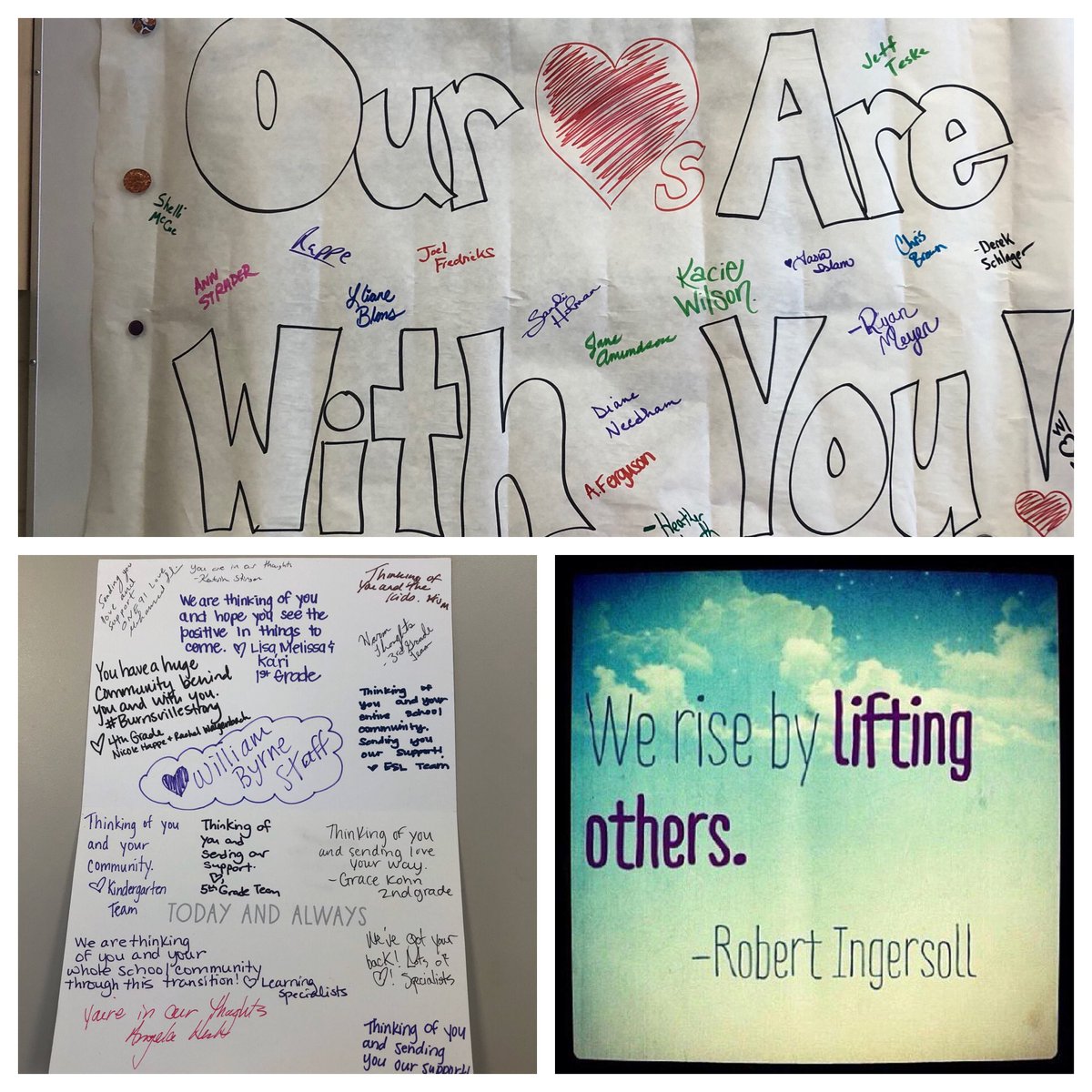 #CommunityStrong. Thank you for thinking of us <a href="/NicolletMS191/">Nicollet Middle School</a> <a href="/ByrneStem/">William Byrne Elementary School</a>. We appreciate your thoughtfulness!!