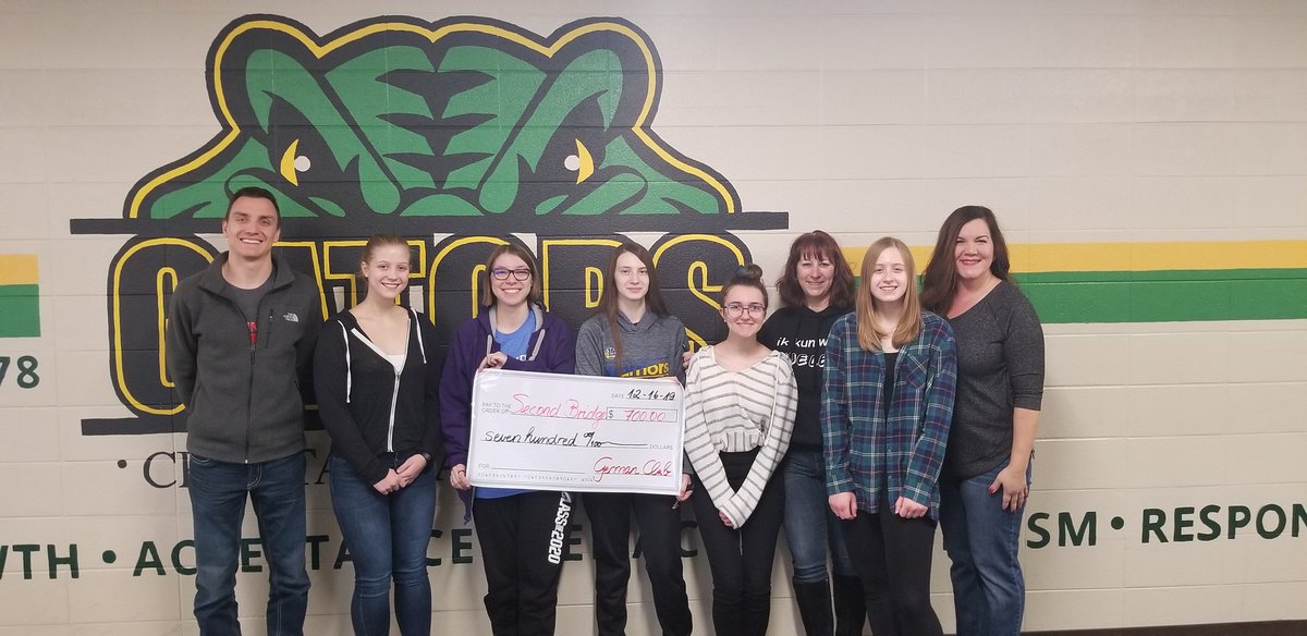 So extremely proud of my German students. They worked hard and sold 400 Advent Calendars so CLS German Club was able to donate $700.00 to <a href="/SecondBridge1/">SecondBridge</a>. #CLSEngaged #D155inspire #Germanrocks #Deutschmachtspass