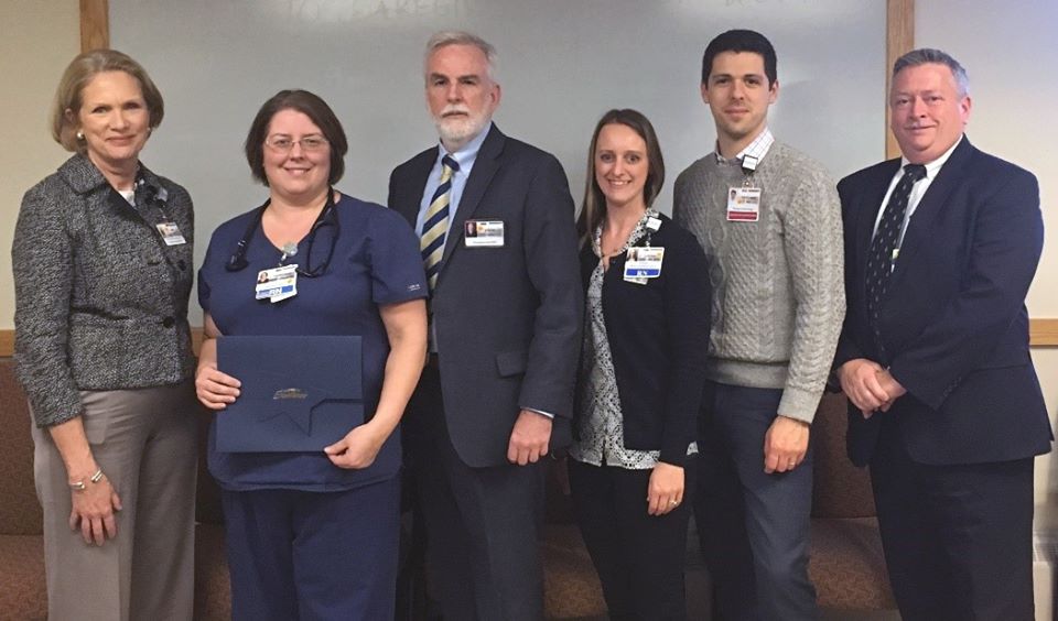 SLHS_Healthy's tweet photo. #EmployeesfotheQuarter #Congratulations, Nan Boak, RN, Adrienne Danenburger, and Howie Gay, Environmental Services. Well done, all. https://t.co/9Qv5vxPlQI