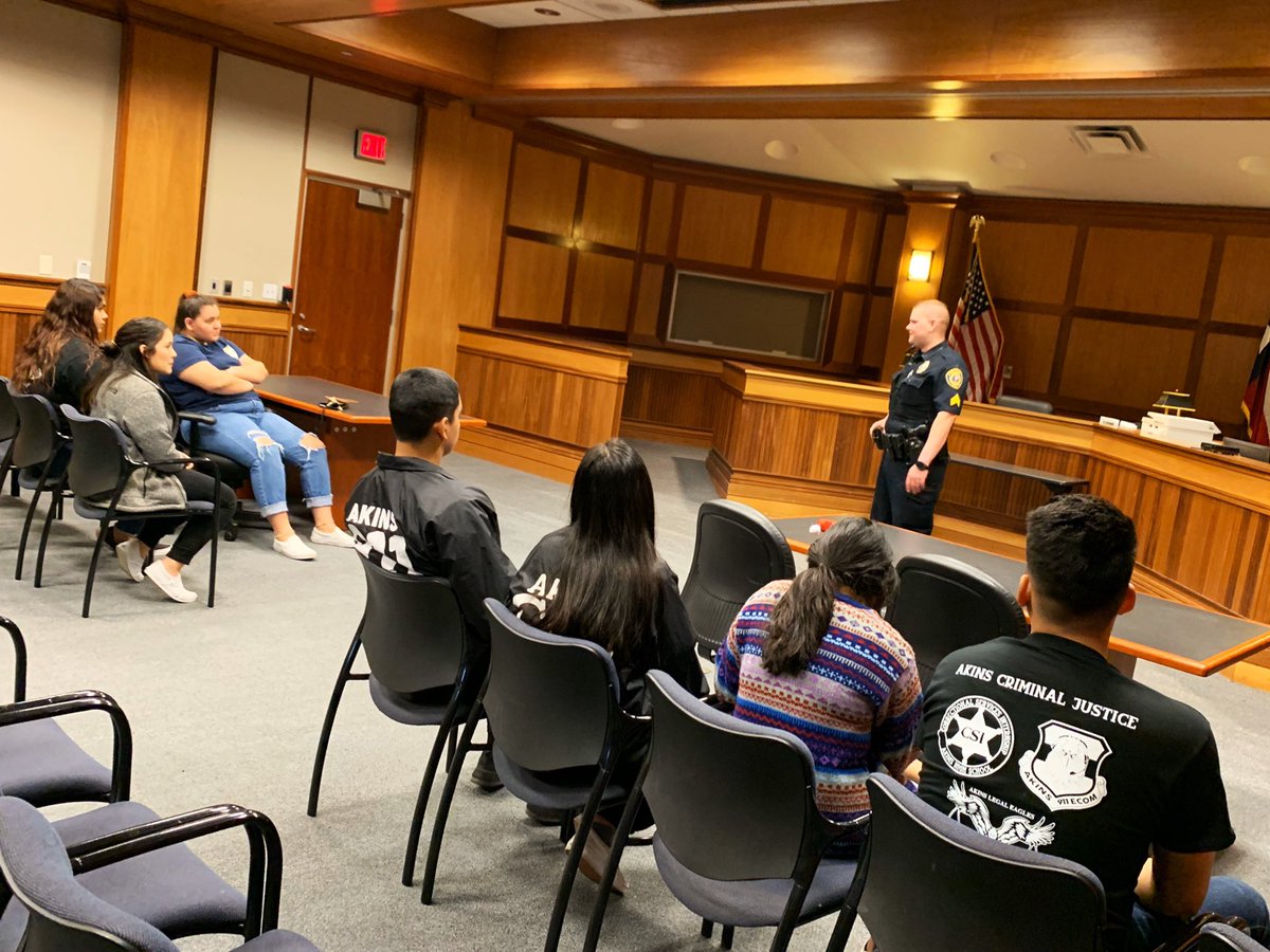 Thank you <a href="/Pf_Police/">Pflugerville Police</a> and Sergeant Thyssen for giving us a great tour of your police department last week! <a href="/AkinsAISD/">Akins Early College High School</a> <a href="/AISD_CTE/">Austin ISD - Career & Technical Education</a>