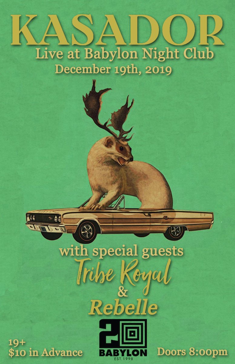 #Nowplaying <a href="/TribeRoyal/">Tribe Royal</a> - Sippin' on Whiskey on <a href="/nofilterchuofm/">No Filter on CHUO FM</a> Playing #babylonnightclub this Thursday!!