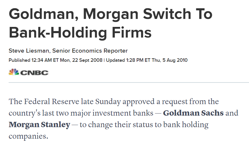 Remember too, that  $MS &  $GS were not bank holding companies until they were going bankrupt."While Christy Mack was busy getting her little TALF loans for $220 million, her husband’s bank hauled in $2 trillion in emergency Fed loans...Goldman borrowed nearly $800 billion"