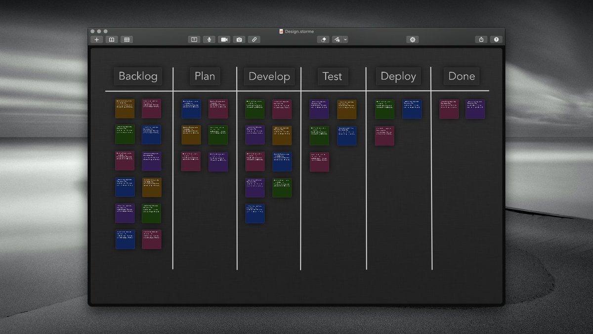 StormeApp's tweet image. Check out our beautiful and easy-to-use macOS brainstorm &amp;amp; whiteboard app now with Dark Mode support! apps.apple.com/app/storme/id1…