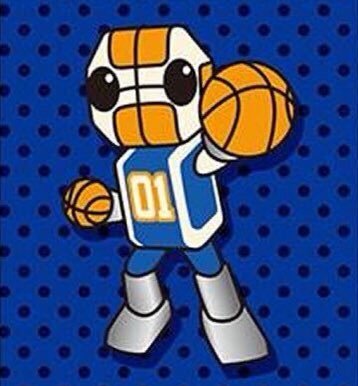mondomascots's tweet image. Japanese basketball team The Cyberdyne Robots have a basketball-handed robot mascot called Robo-Sket.