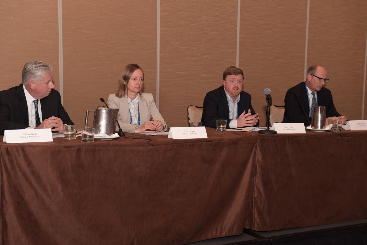 ConSuperCon's tweet photo. Examining how #riskallocation in design-build projects differs from risk allocation in traditional projects during #ConSuperCon session, "Who's the Designer? Recognizing and Mitigating Design Risk in Construction Contracts".
@PeckarAbramson @JAGCompanies @flatironcorp @Aon_plc https://t.co/60lwWrKcll