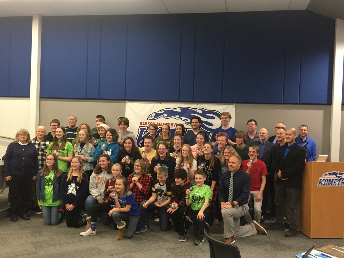 KoMet Koins in recognition of the simply outstanding fall musical...Shrek the Musical! This cast and crew exemplified #KoMetExcellence