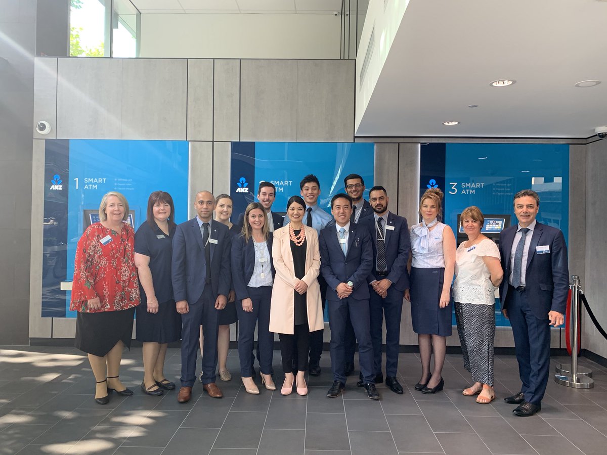 SofieBarone's tweet photo. Thankyou to all our customers and staff that attended  the ANZ Official King William branch opening this morning. Special thankyou to the Honourable Jing Lee and Councillor Franz Knoll. @JingLeeMLC1 #city of Adelaide @ANZ_AU @larissa_beeson @claudepiscione1 https://t.co/oEDXQW6G3O