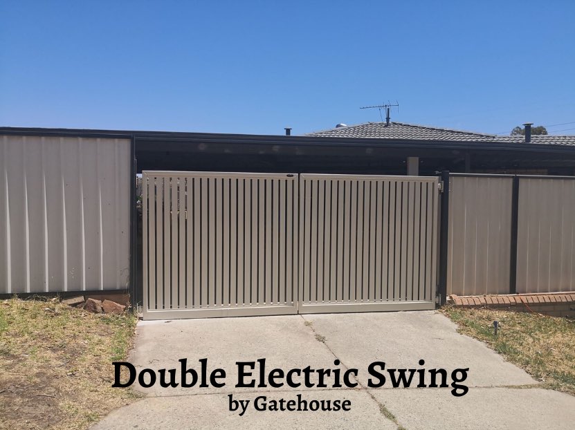 GatehouseGraeme's tweet photo. Our newly built gate project fully automated, The double electric swing gate by Gatehouse. #gates #electricgates #gateautomation #gateinstallation https://t.co/Td3xa4eB7a