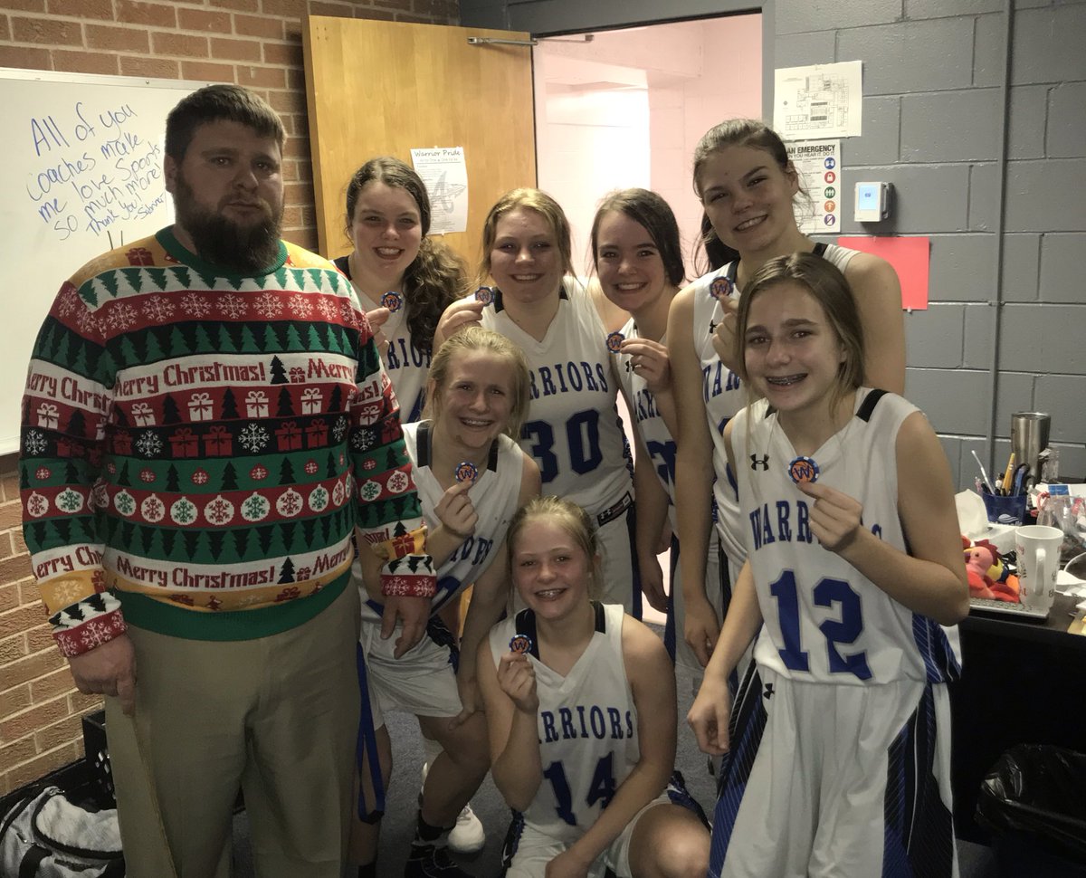 Day 10 of Sweatermas! The 9/10 girls won the A-Club Tournament tonight! We are all super excited!!! Great job girls!

#TheyAreNotUgly #BeAWarrior