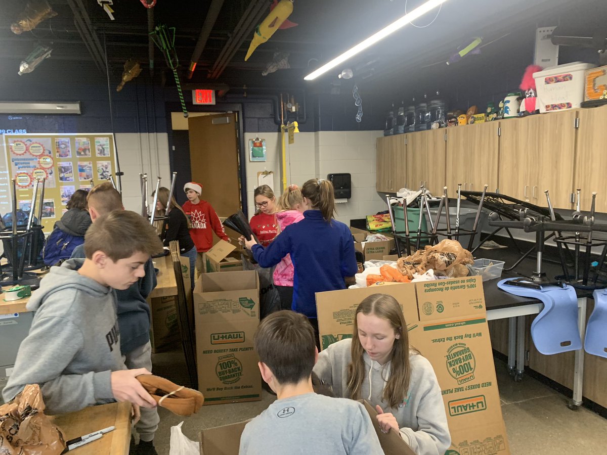 Look out <a href="/Soles4Souls/">Soles4Souls</a> ! <a href="/SalineSchools/">SalineSchools</a> is sending you over 1500 shoes to help with your mission! Thank you students, families, and staff for helping Team 5G to make a difference. #smscompass