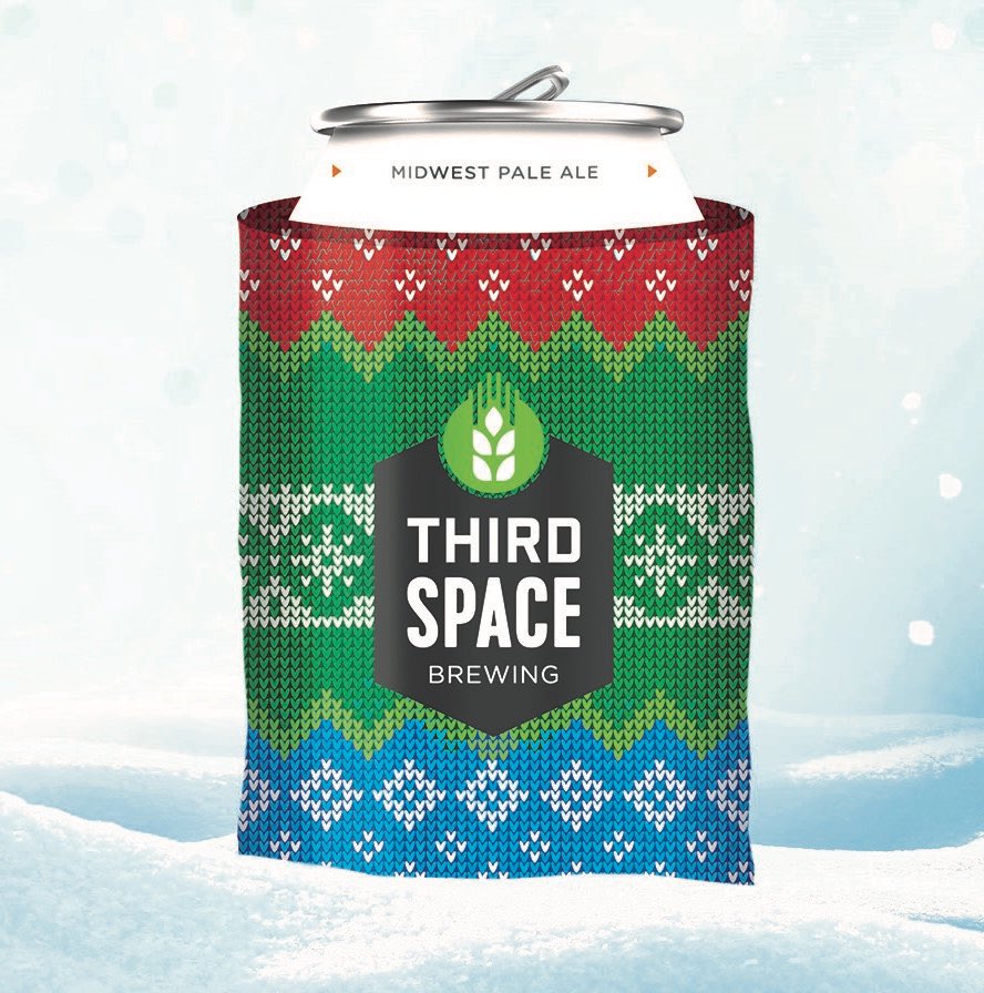 Look for our 2019 ugly sweater koozies at a store near you this holiday season. Included free with the purchase of a six pack of our beer! #mythirdspace #uglysweaterparty #happyholidays