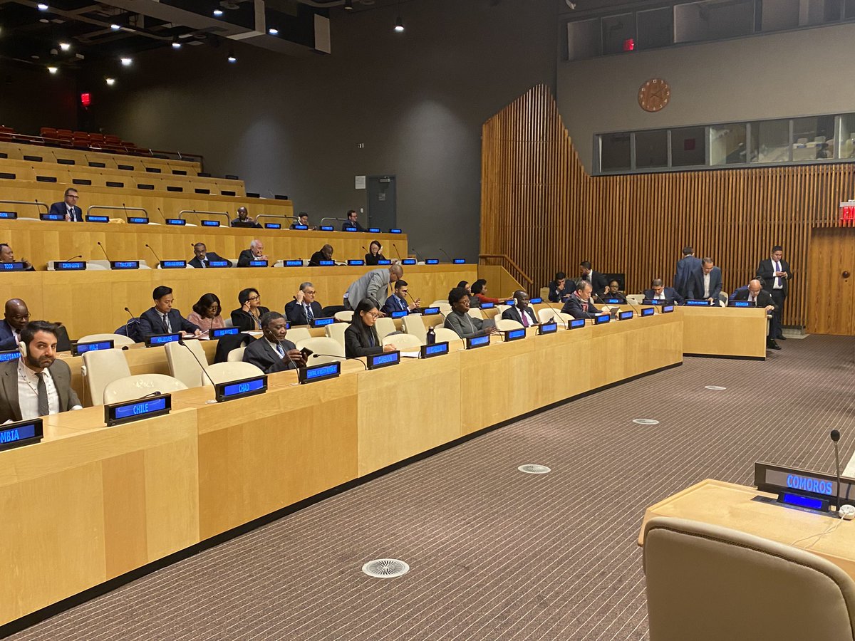 In progress now - December meeting of the Non-Aligned Movement at Ambassadorial level chaired by the Permanent Representative of the Republic of Azerbaijan. #NAM #UN