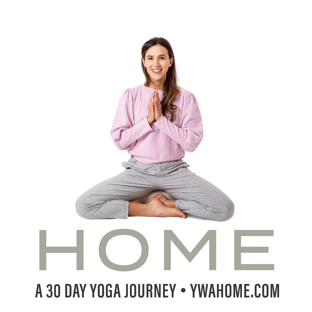 Another start to a new year with the lovely Adriene #YWAHOME So looking forward to this new year yoga class! She generously offers this for free! Much love ❤️