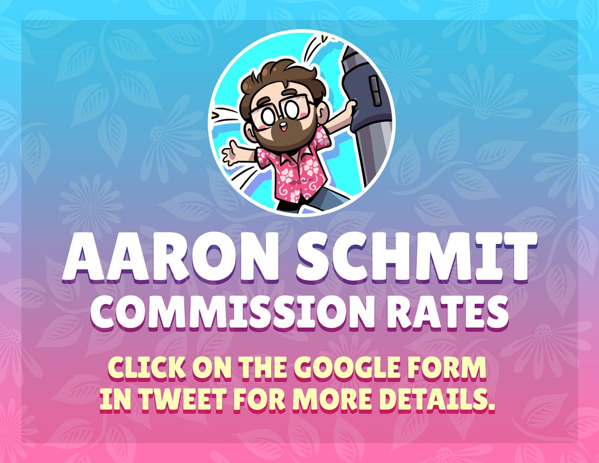 π¨NEW COMMISSION CHART π¨
β¬οΈCommission me using the Google Form below!β¬οΈ
If you like my art and wanna support it, consider commissioning me! π
Google Form: https://forms.gle/wYHXZQiAYPYuyJtTAΒ β¦
(NOTE! Rates have been updated, and more options have been added to the form.)