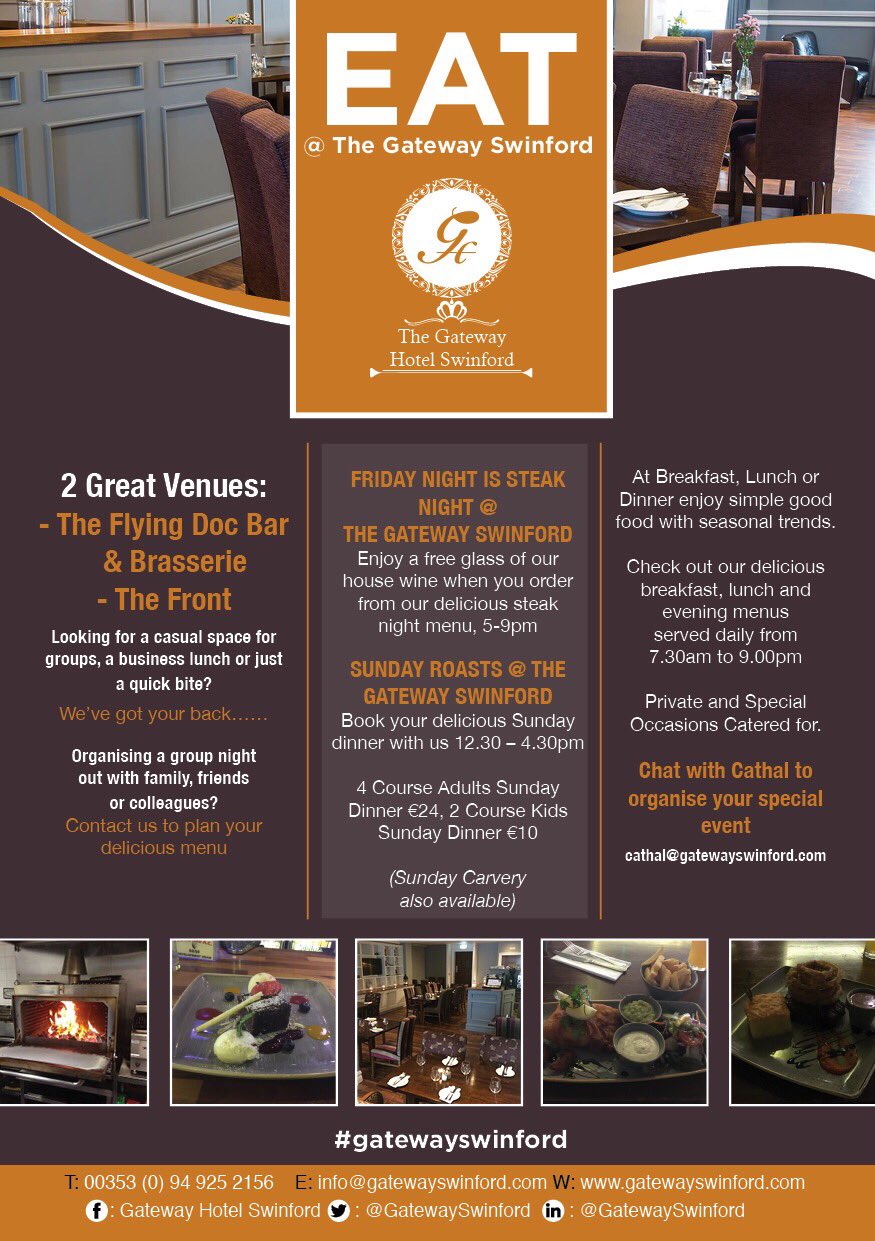 Gateway Hotel Swinford On Twitter Planning A Night Out Over The gateway-hotel-swinford-on-twitter-planning-a-night-out-over-the