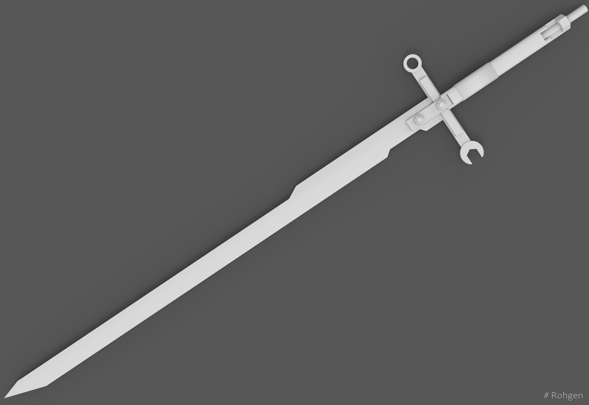 RohgenTheSecond's tweet photo. it has been a while since I've done Assets with UV maps and textures, or convert everything for the Fallout Creation kit.

so I'm going to make a tiny MOD first before I mess up the "Tessa mod" so let's do a simple Fallout Sword :D!

#Fallout #fallout4 #mods #sword #3dmodeling https://t.co/hbe3HsHogY