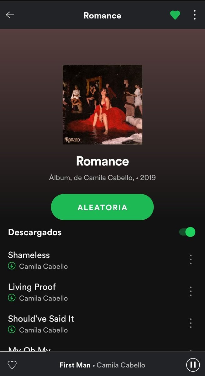 I just wanted to tell u how much i loved Romance. It felt like a love trip. you were the conductor and I was the spectator, feeling every song and melody. I danced and I cried. I LOVED. you caused that and more with your music. 
thank you @Camila_Cabello 💛
#WeValueRomance