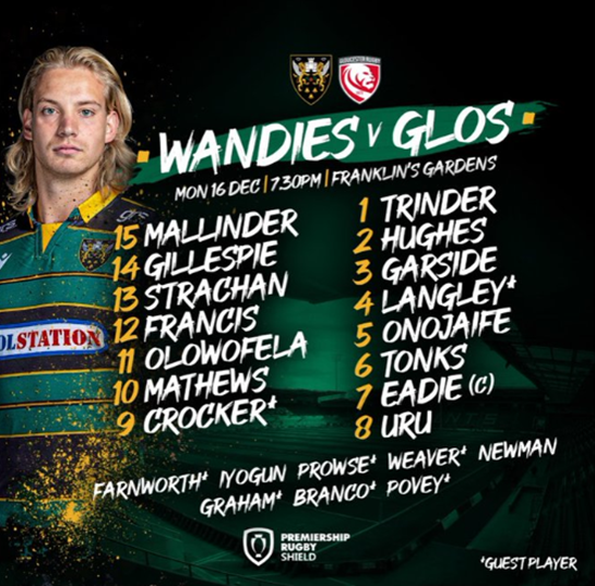 1stclassholiday's tweet photo. Good to see #RobbiePovey and #HarryGraham having a run out for Northampton Saints in the A League. And both Robbie & Harry scored a try each #EPMFamily https://t.co/5446m76JIA