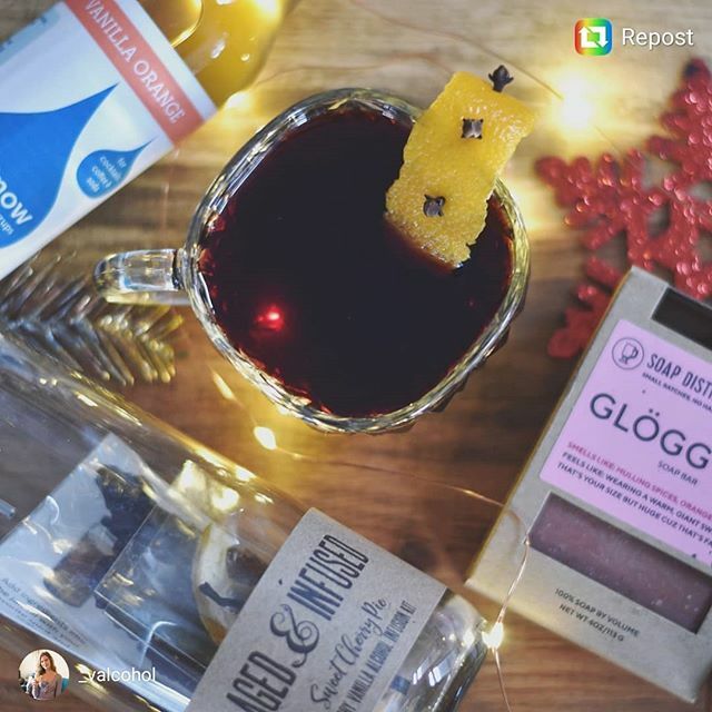 'tis the season for Mulled Wine &amp; Instagram Giveaways! Yay! Head on over to @_valcohol's IG account &amp; enter to win the fabulous Mulled Wine kit she out together with our vanilla orange syrup,  @agedandinfused's Cherry Pie infuser &amp; @soapdistillery's Glog… ift.tt/2PsOttX