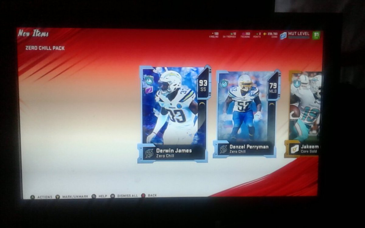 slaphappy_29's tweet photo. Not bad for a free Zero Chill Pack from Madden Rewards! #Madden20 #MaddenNFL20 #madden #zerochill #maddenrewards @DerwinJames https://t.co/7eHCkjRdFZ