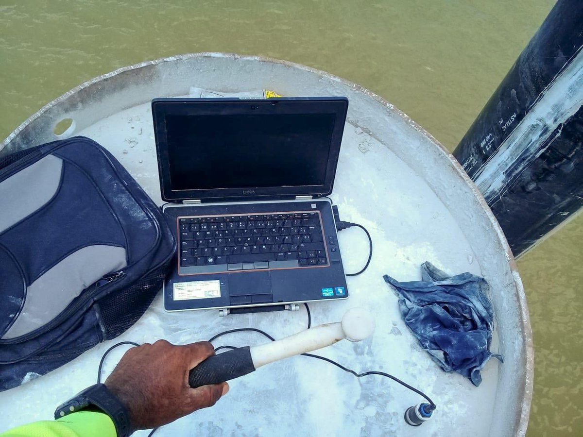 Monitoriza's tweet photo. Evaluación de la integridad del hormigón en pilotes mediante el ensayo Pile Integrity Test (PIT). Muelle para embarcaciones comerciales de pasajeros Gamboa.
https://t.co/YMEAbqmS4K https://t.co/aFqs7f89mk